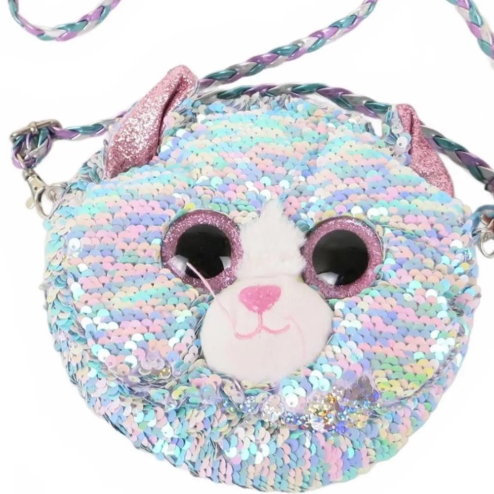 TY Flippables Sequin color changing Plush Purse Whimsey